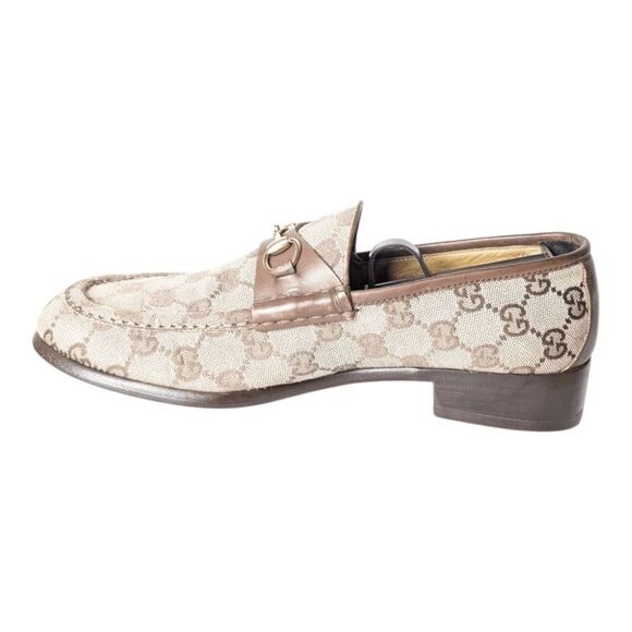 GUCCI Monogram Horsebit Loafers Size 39.5C - Picture 5 of 12